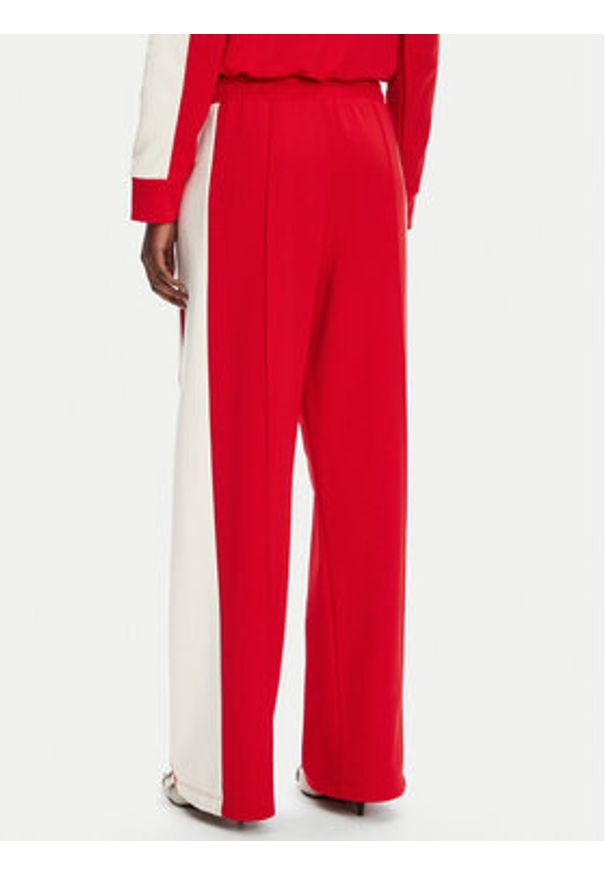 Pinko - PINKO Spodnie dresowe Jacob 105272 A2MD Czerwony Relaxed Fit. Kolor: czerwony. Materiał: syntetyk