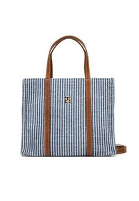 TOMMY HILFIGER - Tommy Hilfiger Torebka Th Premium Beach Le Mini Tote AW0AW17208 Niebieski. Kolor: niebieski #4