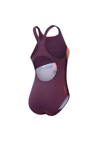 Speedo - Damski Jednoczęściowy Kostium Kąpielowy Digi Placement Medalist. Kolor: czerwony, fioletowy, pomarańczowy, wielokolorowy