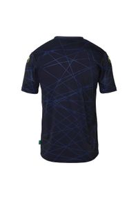 UHLSPORT - Koszulka Uhlsport Prediction. Kolor: niebieski, czarny, biały, wielokolorowy. Materiał: jersey. Wzór: nadruk, napisy. Sport: piłka nożna