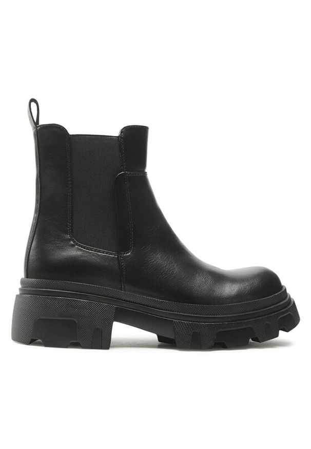 Jenny Fairy Sztyblety WS9186-01 Czarny. Kolor: czarny. Materiał: skóra