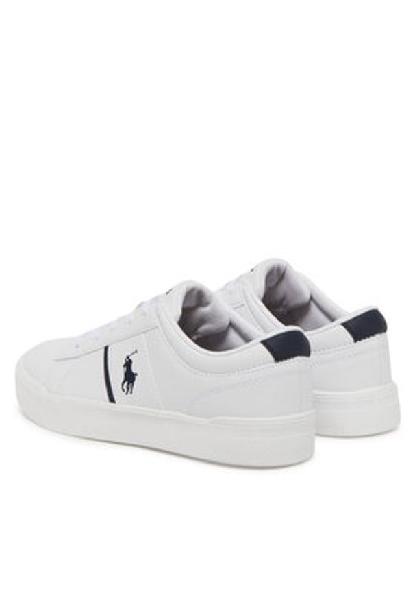 Polo Ralph Lauren Sneakersy Frazier RL01267100 Biały. Kolor: biały. Materiał: skóra