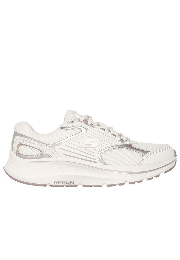 skechers - Buty damskie Skechers Go Run Consistent 2.0 Advantage 128606NAT - beżowe. Okazja: na co dzień, na spacer. Zapięcie: sznurówki. Kolor: beżowy. Materiał: guma, materiał, syntetyk. Szerokość cholewki: normalna. Wzór: aplikacja. Model: Skechers Sport. Sport: bieganie