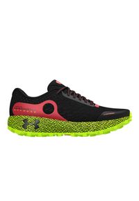 Buty do biegania męskie, Under Armour Hovr Machina Off Road. Kolor: czarny, wielokolorowy, żółty. Materiał: tkanina, materiał, guma, syntetyk