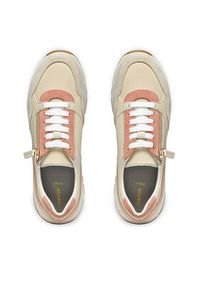 Geox Sneakersy D Bulmya D36NQB 01122 C1SH6 Beżowy. Kolor: beżowy. Materiał: zamsz, skóra #3