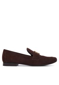 Tory Burch Lordsy 175213 Brązowy. Kolor: brązowy. Materiał: zamsz, skóra #1