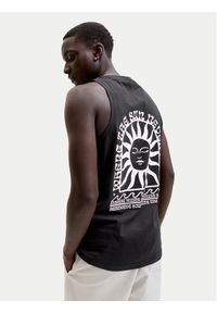 Jack & Jones Tank top Sunset 12297705 Czarny Relaxed Fit. Kolor: czarny. Materiał: bawełna #1