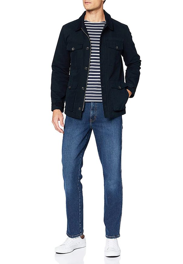 Wrangler - WRANGLER TEXAS MĘSKIE SPODNIE JEANSOWE BLUE BANG W121HN46C 112141131