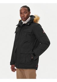 Hunter Parka Angus HARM0018252 Czarny Regular Fit. Kolor: czarny. Materiał: syntetyk