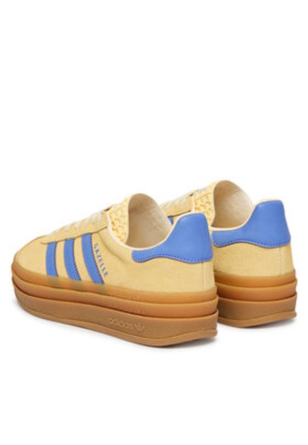 Adidas - adidas Sneakersy Gazelle Bold J IH6457 Beżowy. Kolor: beżowy. Materiał: skóra, zamsz. Model: Adidas Gazelle
