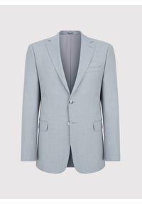 Pako Lorente - PAKO LORENTE – Błękitna marynarka garniturowa. Kolor: niebieski. Materiał: poliester, wiskoza. Wzór: gładki. Styl: młodzieżowy #3