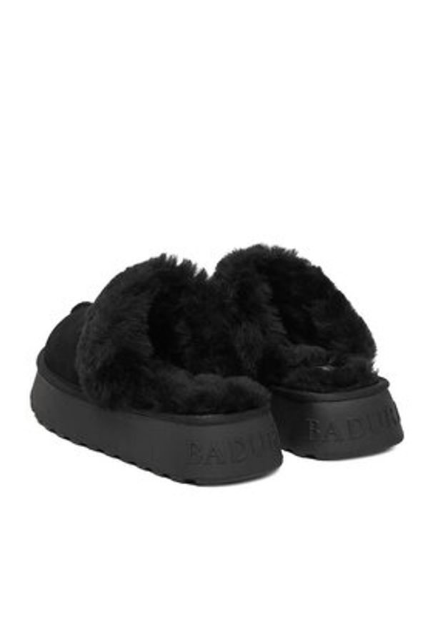 Badura Kapcie EO-EDI-TS6292 Brązowy. Kolor: brązowy. Materiał: skóra, zamsz