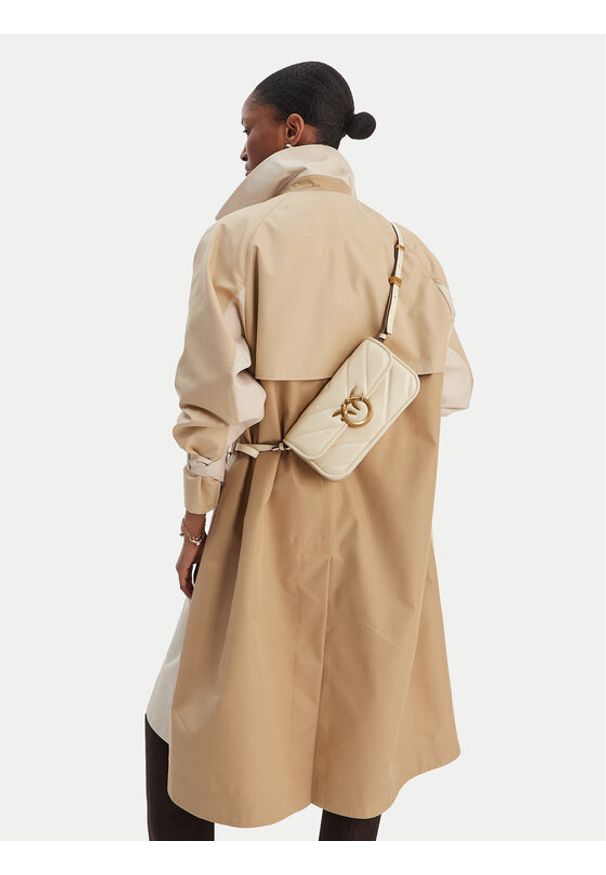 Pinko - PINKO Torebka Love Box Baguette Al 25-26 PLTT 105083 A2W2 Écru. Materiał: skórzane