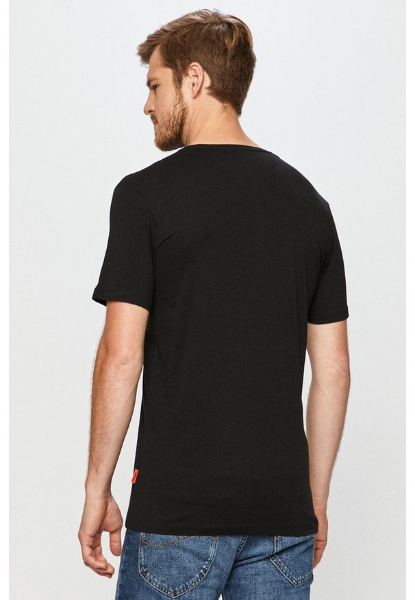 John Frank - T-shirt. Okazja: na co dzień. Materiał: dzianina. Wzór: nadruk. Styl: casual