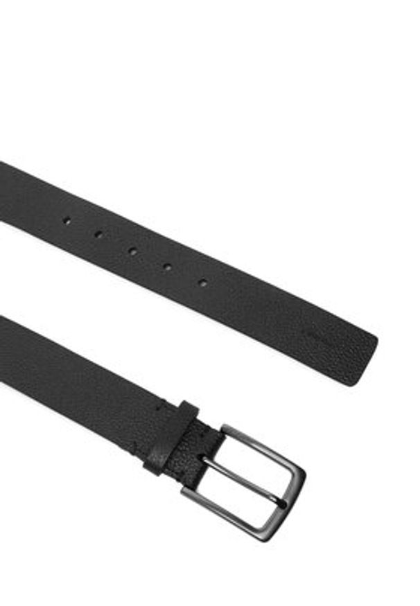 Calvin Klein Pasek Męski LV04D7095G Czarny. Kolor: czarny. Materiał: skóra