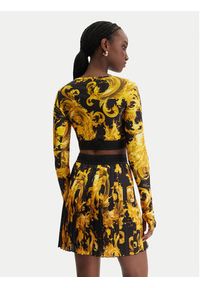 Versace Jeans Couture Bluzka 80HAH218 JS532 Czarny Slim Fit. Kolor: czarny. Materiał: syntetyk #3