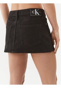 Calvin Klein Jeans Spódnica jeansowa J20J220468 Czarny Regular Fit. Kolor: czarny. Materiał: jeans, bawełna #4
