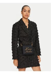 Love Moschino - LOVE MOSCHINO Torebka JC4314PP0LKK0000 Czarny. Kolor: czarny. Materiał: skórzane #5