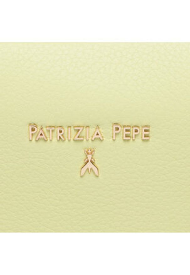 Patrizia Pepe Torebka CB0071/L001-Y430 Zielony. Kolor: zielony. Materiał: skórzane