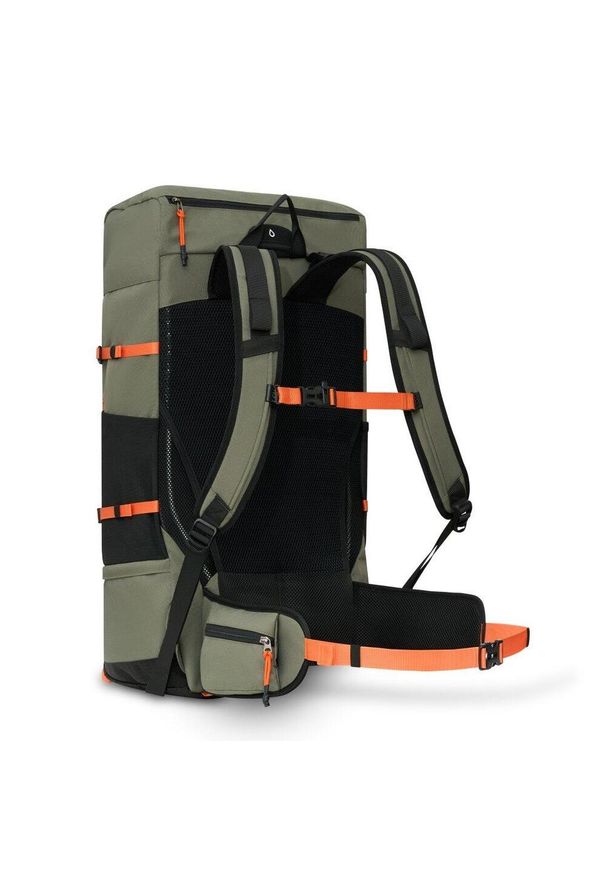 SIROKO - Plecak turystyczny 50L z pokrowcem przeciwdeszczowym Trekking Siroko Venture 50. Kolor: zielony. Materiał: tkanina