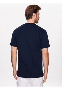 Vans T-Shirt Left Chest Logo VN0A3CZE Granatowy Classic Fit. Kolor: niebieski. Materiał: bawełna #5