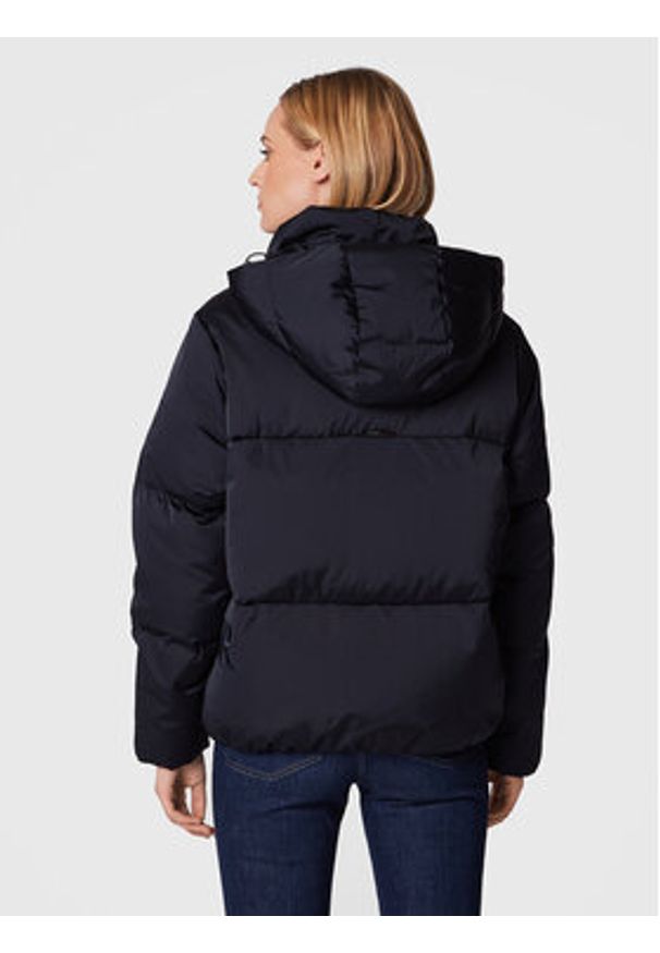 TOMMY HILFIGER - Tommy Hilfiger Kurtka puchowa Sateen WW0WW36062 Granatowy Regular Fit. Kolor: niebieski. Materiał: syntetyk