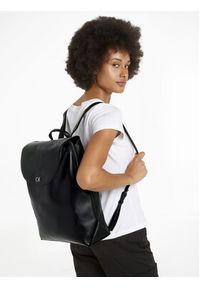 Calvin Klein Plecak Ck Daily Backpack Pebble K60K611765 Czarny. Kolor: czarny. Materiał: skóra