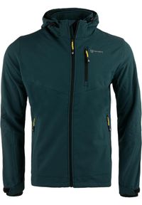 Munkees - Kurtka Softshell McKees dla Mężczyzn - Wodoodporna Zielen Ziemi. Kolor: zielony. Materiał: softshell. Sezon: wiosna, jesień