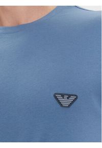 Emporio Armani Underwear T-Shirt 211818 4R463 05237 Niebieski Regular Fit. Kolor: niebieski. Materiał: bawełna #5