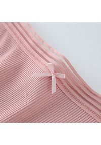 Intica - Figi damskie z elastycznym pasem na co dzień Esma. Kolor: czerwony. Materiał: materiał #4