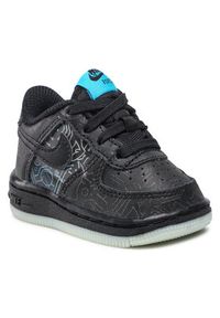 Nike Sneakersy Force 1 DN1436 001 Czarny. Kolor: czarny. Materiał: skóra #4