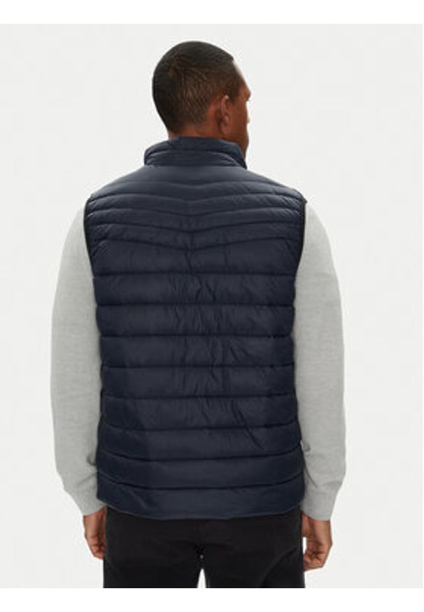 BOSS Kamizelka Odeno2 50530966 Granatowy Slim Fit. Kolor: niebieski. Materiał: syntetyk