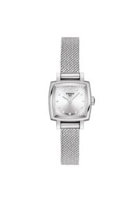 Zegarek Damski TISSOT Lovely Square T-LADY T058.109.11.036.00. Materiał: materiał. Styl: sportowy, klasyczny #1