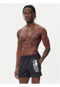 Hugo - HUGO Szorty kąpielowe Silver 50549864 Czarny Regular Fit. Kolor: czarny. Materiał: syntetyk #4