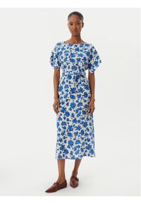 Weekend Max Mara Sukienka letnia Cannes 2515221092 Niebieski Regular Fit. Kolor: niebieski. Materiał: jedwab. Sezon: lato #1