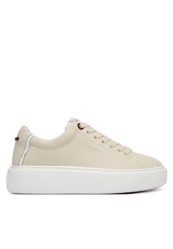 Alexander Smith Sneakersy London High ALBDLHW 8406 Écru. Kolor: kremowy. Materiał: skóra