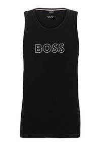 BOSS - Boss Tank top 50491711 Czarny Regular Fit. Kolor: czarny. Materiał: bawełna #5