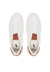 Polo Ralph Lauren Sneakersy RLite Court Tumbled 809P07170001 Biały. Kolor: biały. Materiał: skóra #3