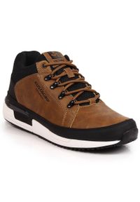 Skórzane buty męskie sneakersy brązowe Cruiser Bustagrip. Kolor: brązowy. Materiał: skóra #9