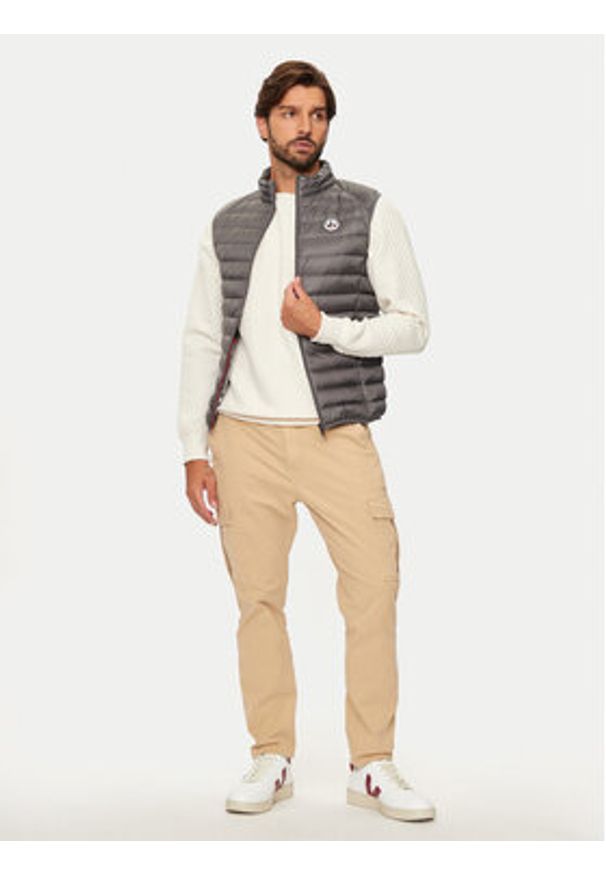 Jott Kamizelka Tom P000MDOW04 Szary Slim Fit. Kolor: szary. Materiał: syntetyk