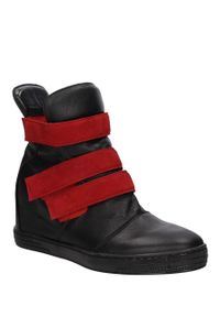 Casu - Sneakersy casu 1898/8. Kolor: czerwony, wielokolorowy, czarny #2