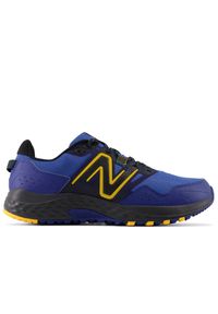 Buty New Balance MT410LY8 - niebieskie. Zapięcie: sznurówki. Kolor: niebieski. Materiał: syntetyk. Szerokość cholewki: normalna. Sport: fitness