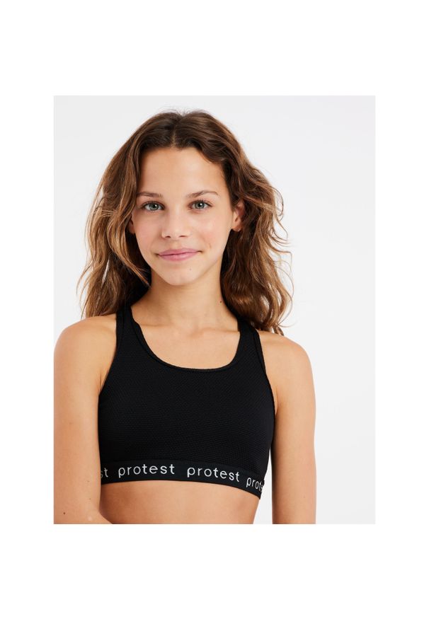 Dziewczęcy dwuczęściowy kostium kąpielowy Protest Prtbeau. Kolor: czarny