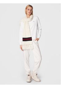 Tommy Jeans Bluza Fleece DW0DW09227 Biały Regular Fit. Kolor: biały. Materiał: bawełna, syntetyk #4
