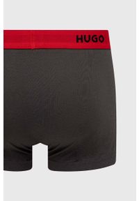 Hugo - HUGO bokserki 3-pack męskie kolor szary. Kolor: szary #7