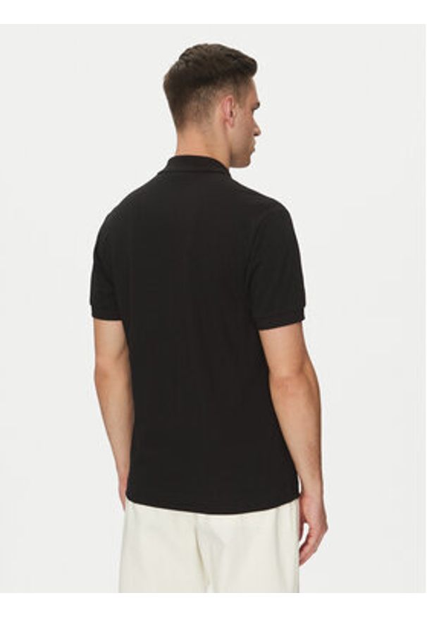 Lacoste Polo PH9851 Czarny Classic Fit. Typ kołnierza: polo. Kolor: czarny. Materiał: syntetyk