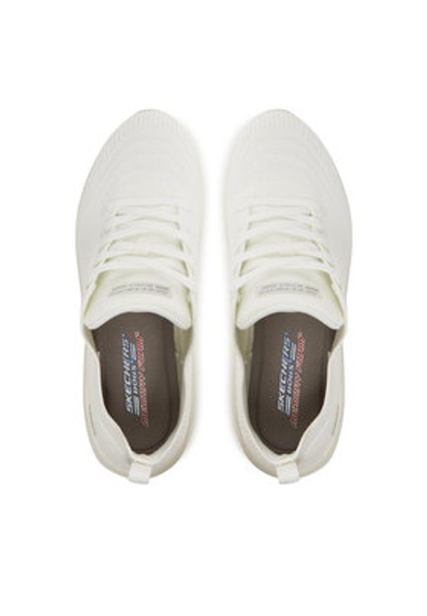 skechers - Skechers Sneakersy Bobs B Flex Lo-Graceful Stride 117591/WHT Biały. Kolor: biały. Materiał: materiał