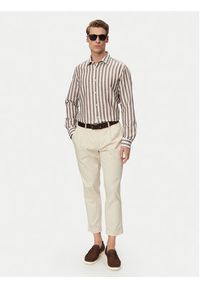 JOOP! Koszula Pit1 30102693 Brązowy Slim Fit. Kolor: brązowy. Materiał: bawełna #4