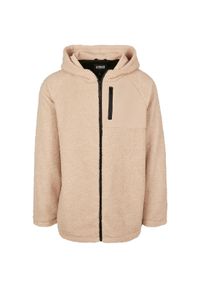 Urban Classics - Parka Urban Classic hooded zip. Kolor: beżowy. Sezon: zima #1