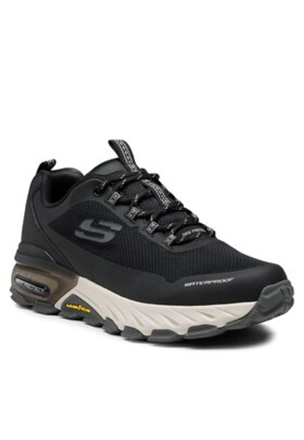 skechers - Skechers Sneakersy Fast Track 237304/BKGY Czarny. Kolor: czarny. Materiał: materiał